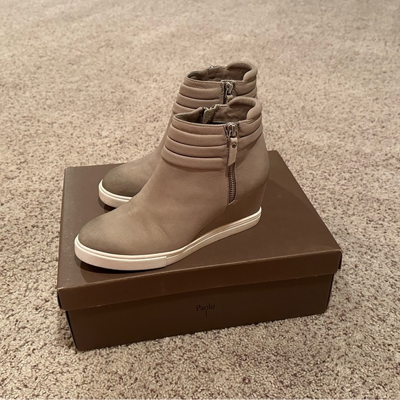 Linea Paolo Frieda - L zip up wedges with sneaker bottom - Picture 3 of 8